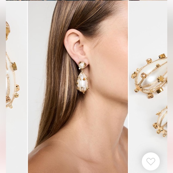 Deepa Gurnani Cora Earrings - Picture 1 of 5